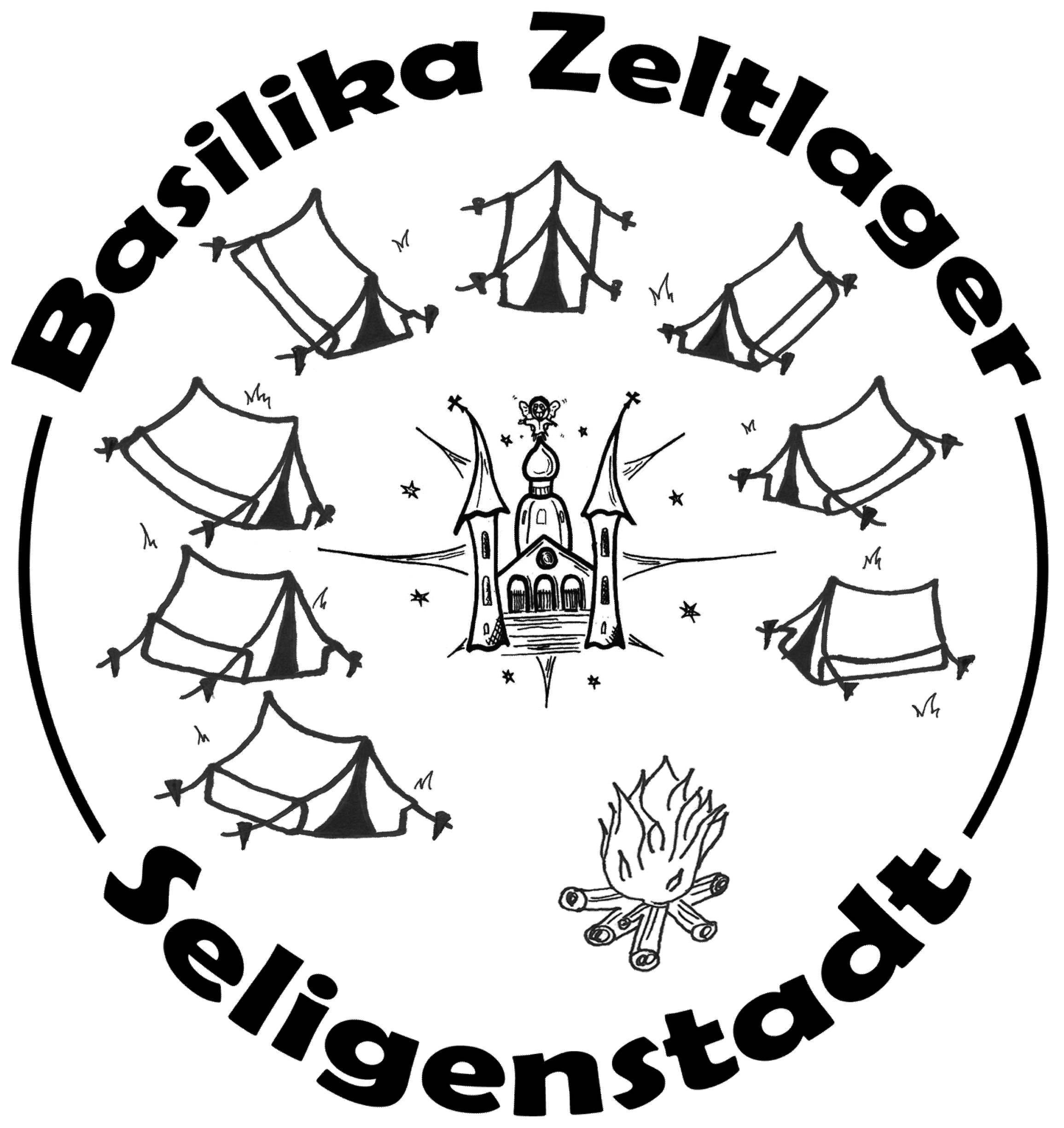 Basilika Zeltlager Logo